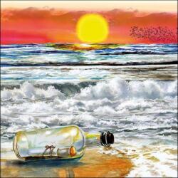 Ambiente Message In The Bottle papírszalvéta 33x33cm, 20db-os