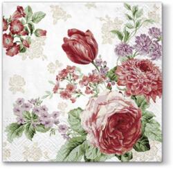 PAW Mysterious Roses papírszalvéta 33x33cm, 20db-os