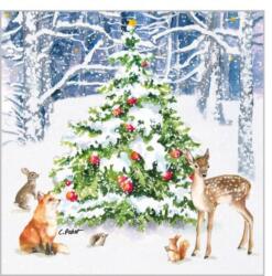 PPD Winter Forest papírszalvéta 25x25cm, 20db-os