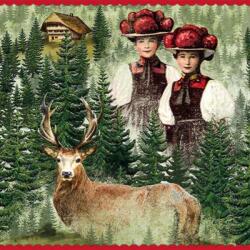 Ambiente Im Walde papírszalvéta 33x33cm, 20db-os