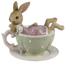 Clayre & Eef Húsvéti dekoráció - Csészében hasaló nyuszilány