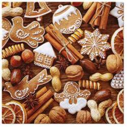 PAW Rusztikus Mézeskalács papírszalvéta 33x33cm, 20db-os