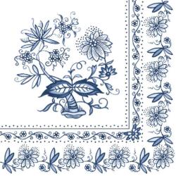 Ambiente Blue onion papírszalvéta 33x33cm, 20db-os