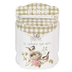 Clayre & Eef Fali fém postaláda madaras