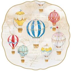 Easy Life Porcelán desszertes tányér - 20cm - Air Ballons