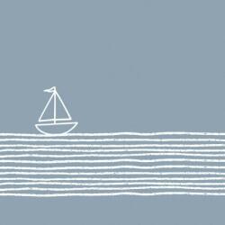 PPD Pure Sailing Blue papírszalvéta 33x33cm, 20db-os