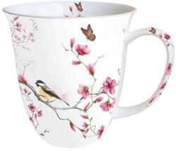 Ambiente Bird & Blossom porcelán bögre - 400ml
