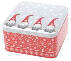  Karácsonyi fémdoboz - 150x150x75mm - Manós