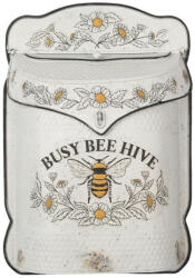 Clayre & Eef Vintage fém postaláda - Méhecskés