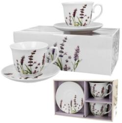 Duo Gift Porcelán csésze szett - 250ml - Levendulás