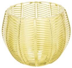 Clayre & Eef Üveg mécsestartó - sárga - szep-otthon - 1 170 Ft