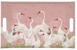 Easy Life Design Műanyag tálca 47x31cm, Dancing Herons