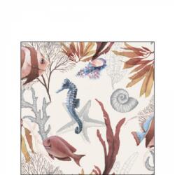 Ambiente Seahorse papírszalvéta 25x25cm, 20db-os