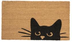 Clayre & Eef Lábtörlő 75x45cm, kókusz-PVC, macskafejes