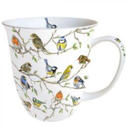 Ambiente Birds Meeting porcelán bögre - 400ml