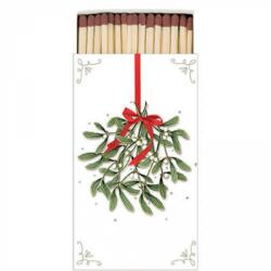 Ambiente Mistletoe with bow white gyufa