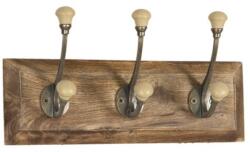 Clayre & Eef Falifogas bézs színű kerámiagombbal