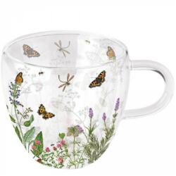 Ambiente Herb Garden duplafalú üvegcsésze 250ml