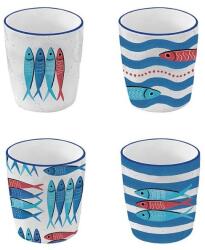 Easy Life Porcelán kávés pohár szett - 120ml - Sardine's Party