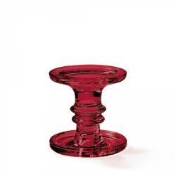 Ambiente Üveg gyertyatartó 11cm, piros