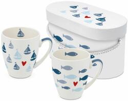 PPD Porcelán bögre szett - 350ml - Seaside