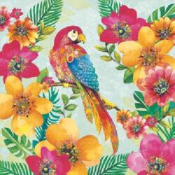 Ambiente Tropical Parrot papírszalvéta 33x33cm, 20db-os