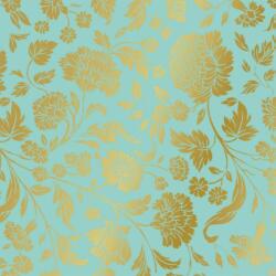 PPD George V. embossed mint/gold papírszalvéta 33x33cm, 15db-os