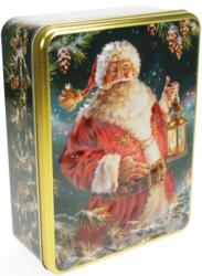  Karácsonyi fémdoboz - 223x167x70mm - Mikulás