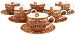 Duo Gift Porcelán teáscsésze szett - 280 ml - William Morris: Strawberry Thief Red