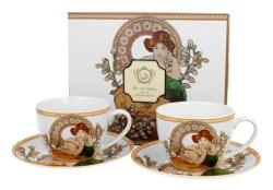 Duo Gift Porcelán csésze szett - 225ml - Mucha: Topáz