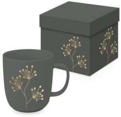 PPD Porcelán bögre - 350ml - Pure Gold Berries Grey