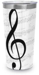 PPD Rozsdamentes acél utazóbögre 0, 43L, I Love Music