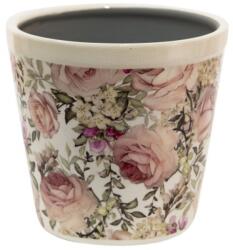 Clayre & Eef Kerámia virágcserép - rózsás - szep-otthon - 4 240 Ft
