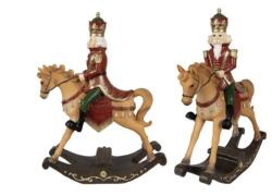 Clayre & Eef Diótörő hintalovon - 29cm