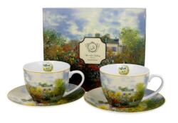 Duo Gift Porcelán csésze szett - 250ml - Monet: Kert Argenteuilban