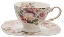 Clayre & Eef Porcelán csésze és alj - 200 ml