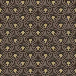 Ambiente Art Deco Black papírszalvéta 33x33cm, 20db-os - szep-otthon