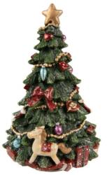 Clayre & Eef Karácsonyfa zenedoboz - 19cm