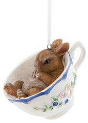 Clayre & Eef Húsvéti dekoráció - Fekvő nyuszi csészében