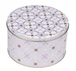  Karácsonyi fémdoboz - 210x120mm - Yule white