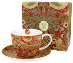 Duo Gift Porcelán csésze - 470ml - William Morris: Strawberry Thief Red