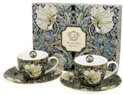 Duo Gift Porcelán csésze - 110 ml - 2 személyes dobozban, William Morris: Pimpernel