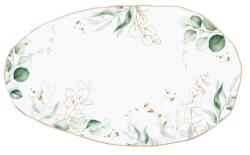 Easy Life Porcelán kínálótál tojás forma - 36x21, 5cm - Botanique
