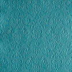 Ambiente Elegance Petrol papírszalvéta 40x40cm, 15db-os