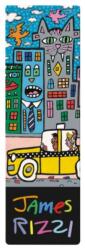 Fridolin Könyvjelző 5x16cm, James Rizzi: Hello Yellow Ride Back Home