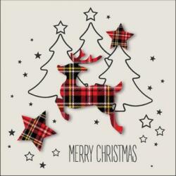 Ambiente Scottish Deer papírszalvéta 33x33cm, 20 db-os