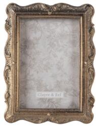 Clayre & Eef Antikolt aranyszínű vintage díszes képkeret - szep-otthon - 8 100 Ft