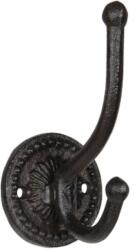 Clayre & Eef Öntöttvas falifogas kerek virágos alappal