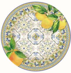 Easy Life Porcelán desszerttányér 19cm, Capri Agrumi