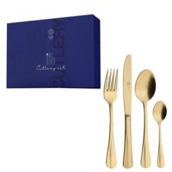 Pozzi Milano Rozsdamentes acél evőeszköz szett 24db-os - Gold